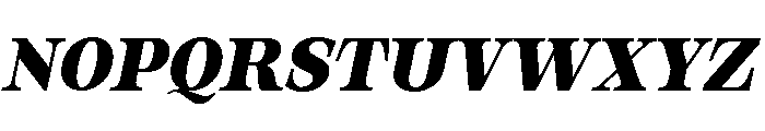 Orvessia Bold Italic Font UPPERCASE
