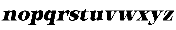 Orvessia Bold Italic Font LOWERCASE