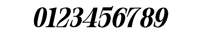 Orvessia Condensed Italic Font OTHER CHARS
