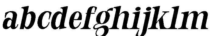 Orvessia Condensed Italic FONT