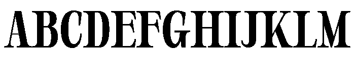 Orvessia Condensed Font UPPERCASE