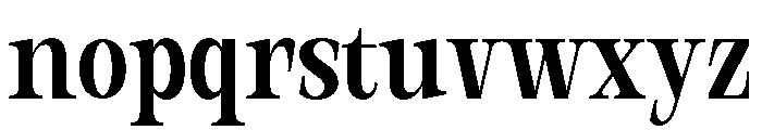Orvessia Condensed Font LOWERCASE