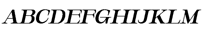 Orvessia Expanded Italic Font UPPERCASE