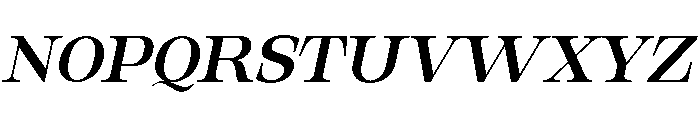 Orvessia Expanded Italic Font UPPERCASE