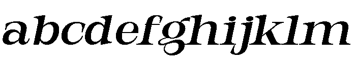 Orvessia Expanded Italic FONT