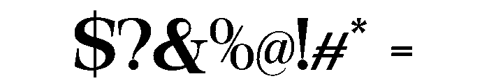 Orvessia Expanded Font OTHER CHARS