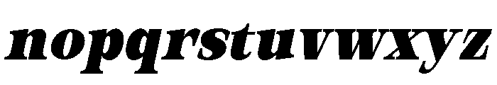 Orvessia ExtBd Cond Ita Font LOWERCASE