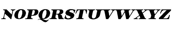 Orvessia ExtBd Exp Ita Font UPPERCASE