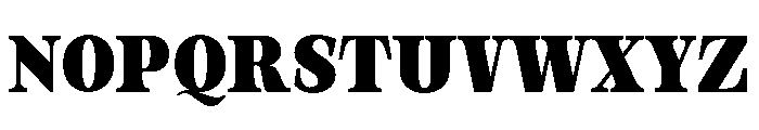 Orvessia Extra Bold Condensed Font UPPERCASE