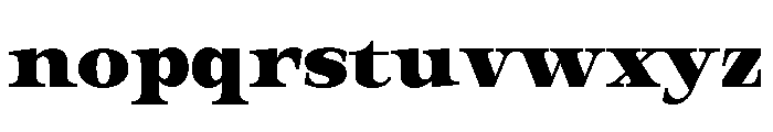 Orvessia Extra Bold Expanded Font LOWERCASE