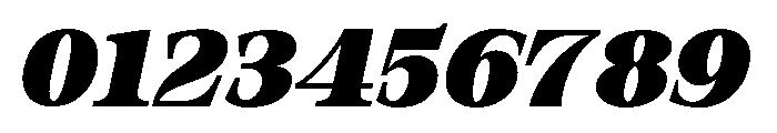 Orvessia Extra Bold Italic Font OTHER CHARS