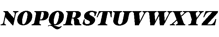 Orvessia Extra Bold Italic Font UPPERCASE
