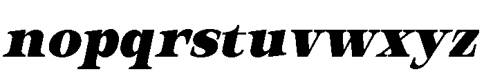 Orvessia Extra Bold Italic Font LOWERCASE