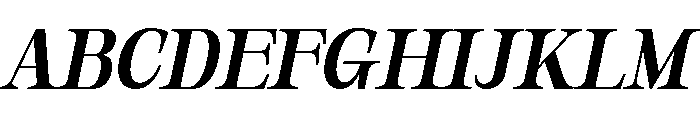 Orvessia Italic Font UPPERCASE
