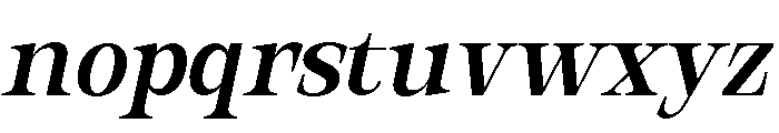 Orvessia Italic Font LOWERCASE