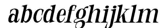 Orvessia Light Condensed Italic FONT
