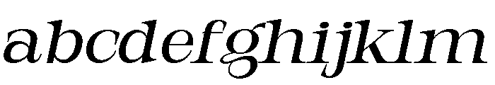Orvessia Light Expanded Italic FONT