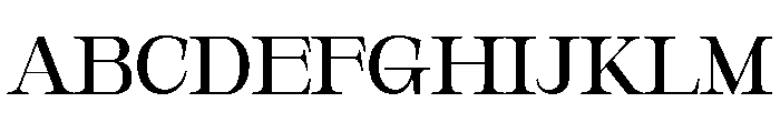 Orvessia Light Expanded Font UPPERCASE