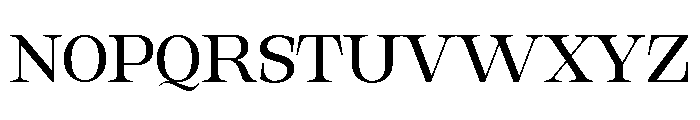 Orvessia Light Expanded Font UPPERCASE