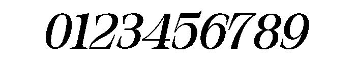 Orvessia Light Italic Font OTHER CHARS