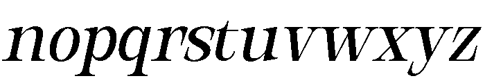 Orvessia Light Italic Font LOWERCASE