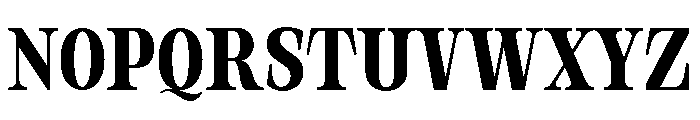 Orvessia Medium Condensed Font UPPERCASE