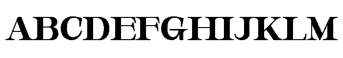 Orvessia Medium Expanded Font UPPERCASE