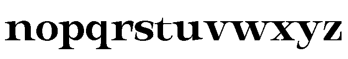 Orvessia Medium Expanded Font LOWERCASE