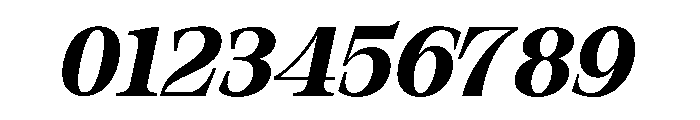 Orvessia Medium Italic Font OTHER CHARS