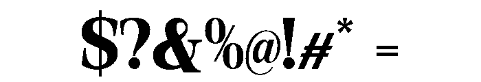 Orvessia Medium Font OTHER CHARS