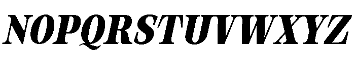 Orvessia SemBd Cond Ita Font UPPERCASE