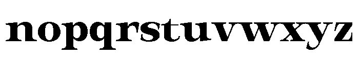 Orvessia Semi Bold Expanded Font LOWERCASE