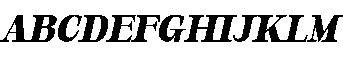 Orvessia Semi Bold Italic Font UPPERCASE