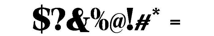 Orvessia Semi Bold Font OTHER CHARS