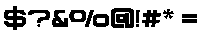 Orvexa Regular Font OTHER CHARS