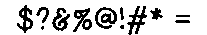 Oryne Regular Font OTHER CHARS