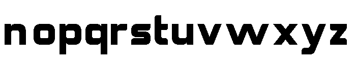 Oryno Black Black Font LOWERCASE