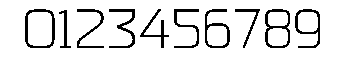 Oryno Thin Thin Font OTHER CHARS