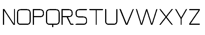 Oryno Thin Thin Font UPPERCASE