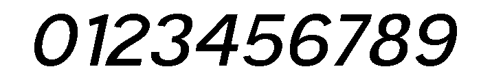 Oryxen Italic Font OTHER CHARS
