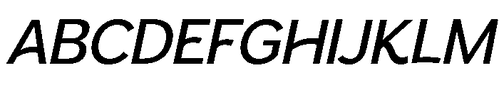 Oryxen Italic Font UPPERCASE