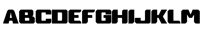 orbit force Regular Font UPPERCASE