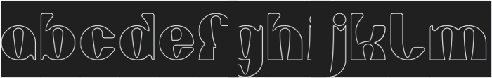 ORGANIC LIFE-Hollow-Inverse otf (400) FONT