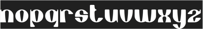 ORGANIC LIFE-Inverse otf (400) Font LOWERCASE
