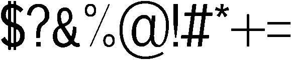 ORGANIC otf (400) Font OTHER CHARS