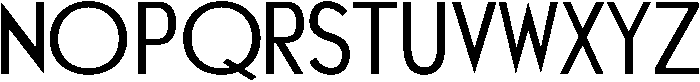 ORGANIC otf (400) Font UPPERCASE