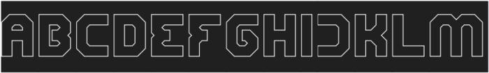 ORIGINAL INSIGHT-Hollow-Inverse otf (400) Font UPPERCASE