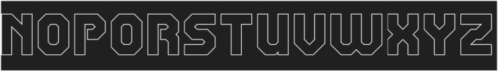 ORIGINAL INSIGHT-Hollow-Inverse otf (400) Font UPPERCASE