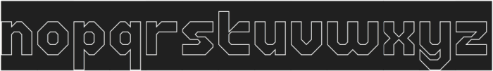 ORIGINAL INSIGHT-Hollow-Inverse otf (400) Font LOWERCASE
