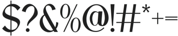 ORSATTA-Regular otf (400) Font OTHER CHARS